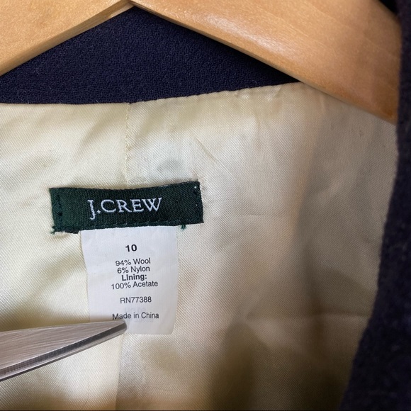 J. Crew Single-Breasted Double-Cloth Coat - Picture 5 of 9